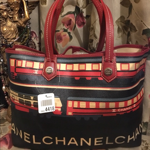 🔥CHANEL Limited Edition Graphic Art CC Monogram Bag multicolor Rare! - Picture 3 of 14